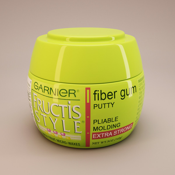 garnier fructis style cream 3d model - Garnier Fructis style by Stubborn3D